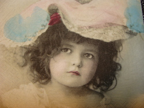 Děvčátko s kloboukem - vintage — foto 2
