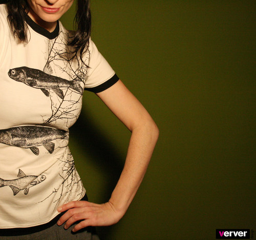 Triko "Něco z Alenky…" ryby (S) — foto 3