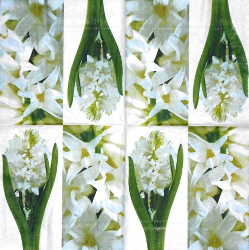 Ubrousek - hyacinty (2 ks - AKCE) — foto 2