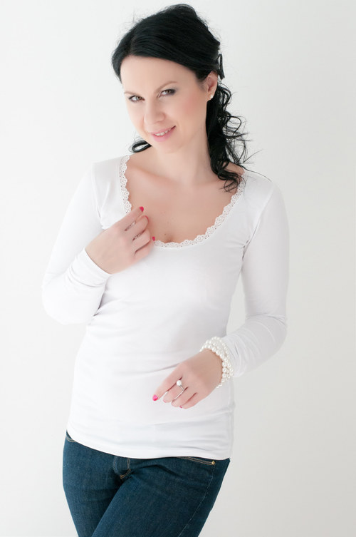 Dámské tričko bílé — foto 4