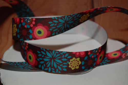 Stuha rypsová š.22 mm: Retro — foto 2