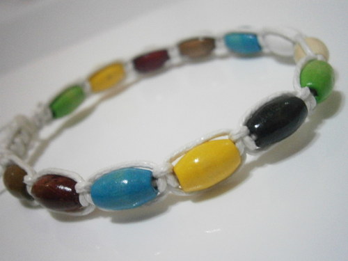 Pánský náramek (macramé) — foto 2
