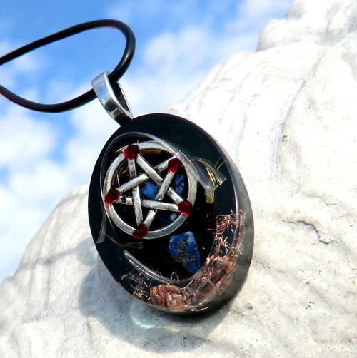 Amulet * OBJ - Šperk - Pentagram / Ochrana — foto 3