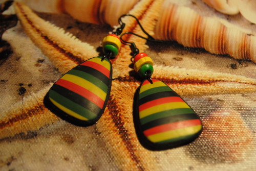 Rasta náušnice — foto 2