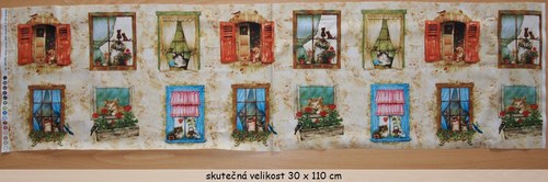 Kočičky v okénkách - panel — foto 3