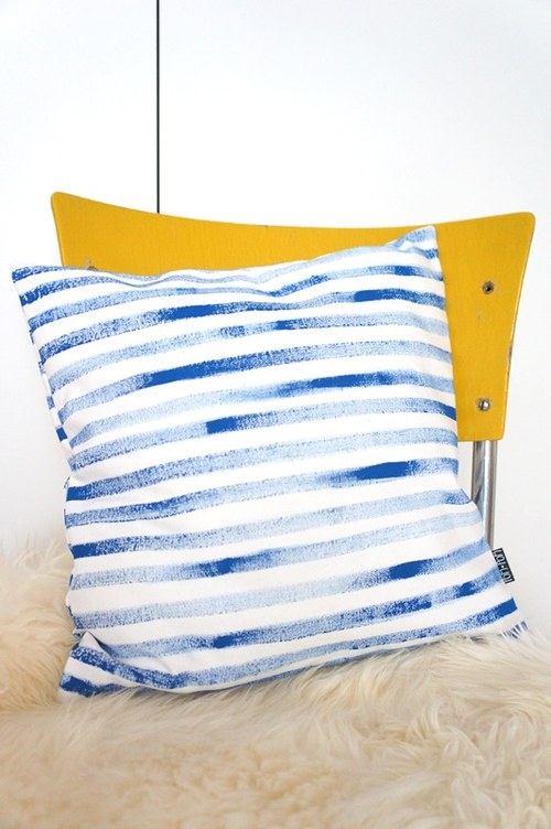 Polštář Blue Stripes — foto 3