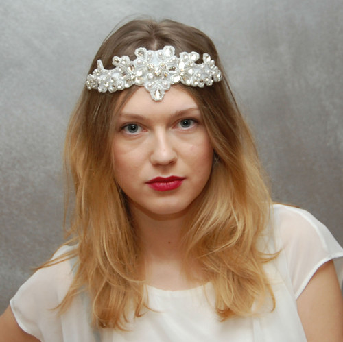 Wedding Lace Collection ... čelenka — foto 3