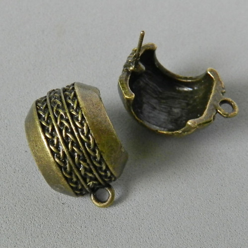 Puzety - 1 par, 22x14 mm — foto 2