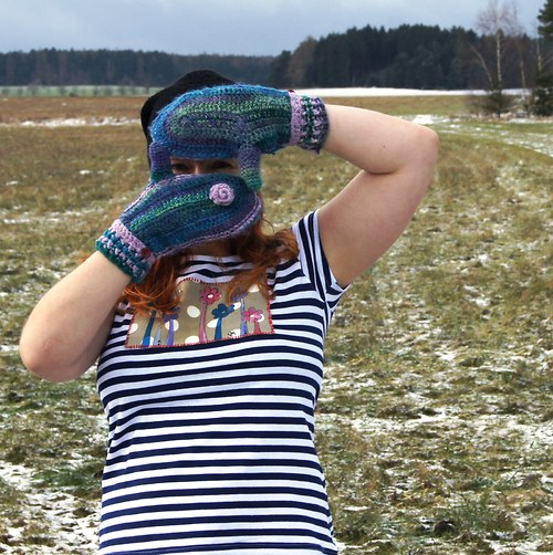 Triko námořnické s kytkama SLEVA! — foto 6
