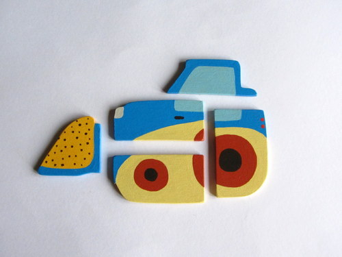 Buldozer-skládačka s magnetem — foto 2