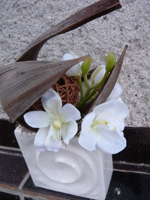 Orchidea v porcelánu — foto 4