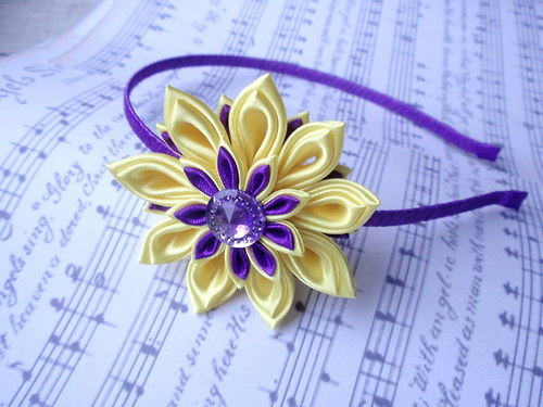 Čelenka Purple yellow flower — foto 4