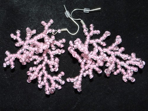Náušnice - Výprodej! Koraly "Pink" — foto 2