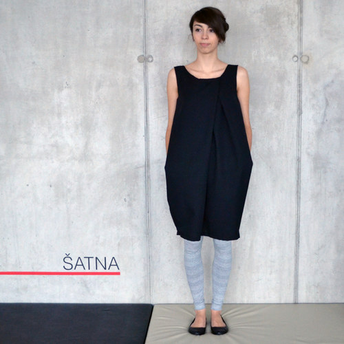 Šaty WIDE PE-black — foto 2