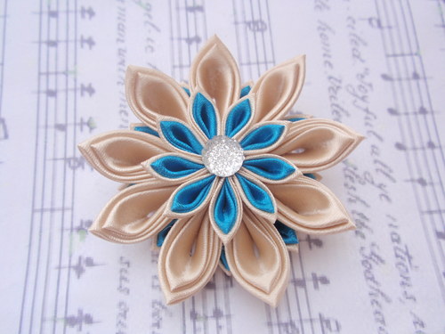 Brož Beige turquoise — foto 2