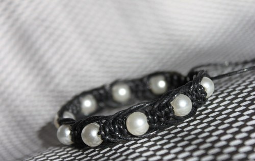 Ta jemná elegance.. Náramek macramé — foto 2