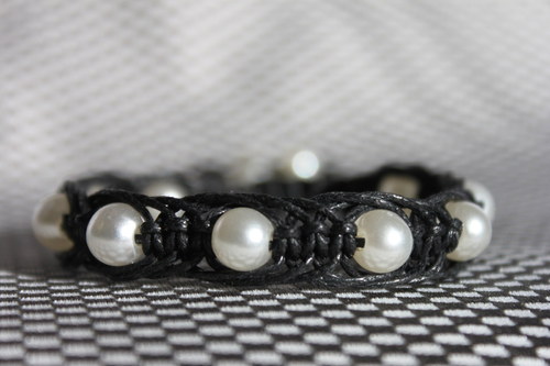 Ta jemná elegance.. Náramek macramé — foto 5