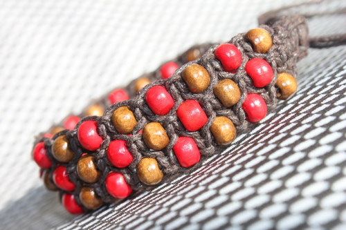 Náramek trojitý / Triple shamballa — foto 4