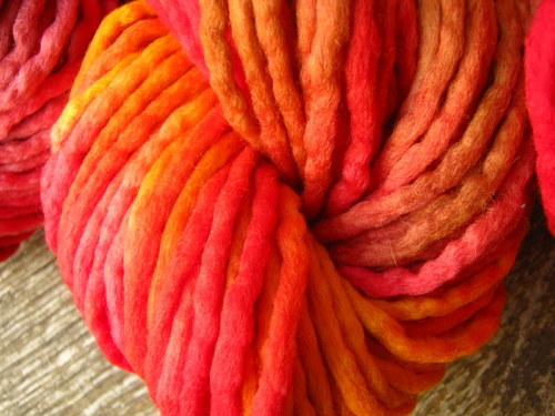 EXTRA merino 10mm "Dračí oheň" — foto 2