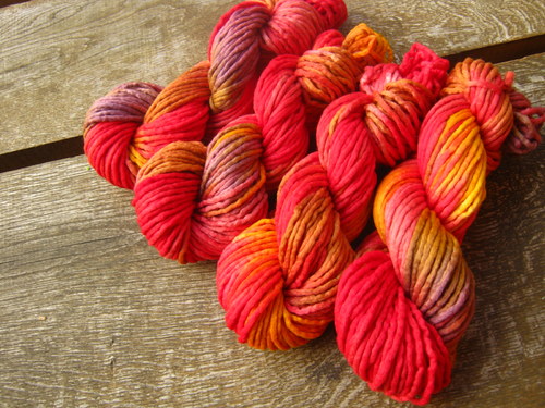 EXTRA merino 10mm "Dračí oheň" — foto 4