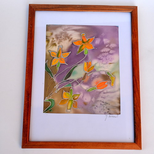 Narcis - hedvábný obrázek — foto 2