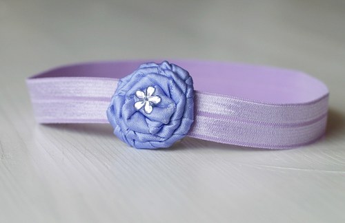 Čelenka pro newborn - levandulová — foto 2