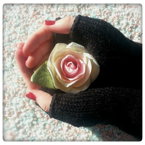Black ... černé návleky — foto 3