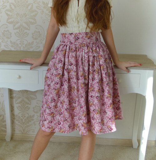 Sukýnka - starorůžová — foto 3