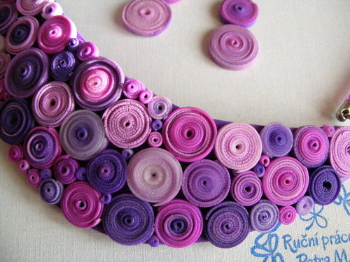 Fimo sada - spirálková fialková — foto 2