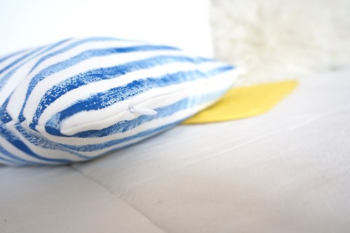 Polštář Blue Stripes — foto 4