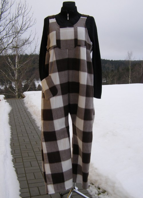 Krtečkové gatě - Kostičkové — foto 2