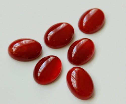 Karneol kabošon 18mm — foto 2