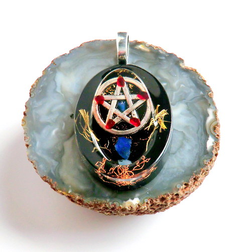 Amulet * OBJ - Šperk - Pentagram / Ochrana — foto 3