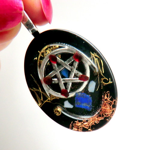 Amulet * OBJ - Šperk - Pentagram / Ochrana — foto 4