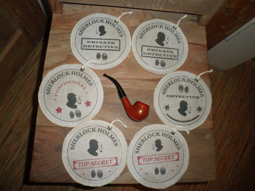 Lněný podšálek Sherlock Holmes I — foto 6