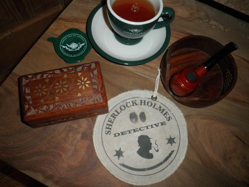 Lněný podšálek Sherlock Holmes V — foto 2