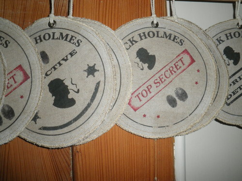 Lněný podšálek Sherlock Holmes V — foto 3