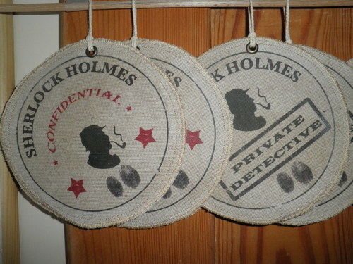 Lněný podšálek Sherlock Holmes VI — foto 3
