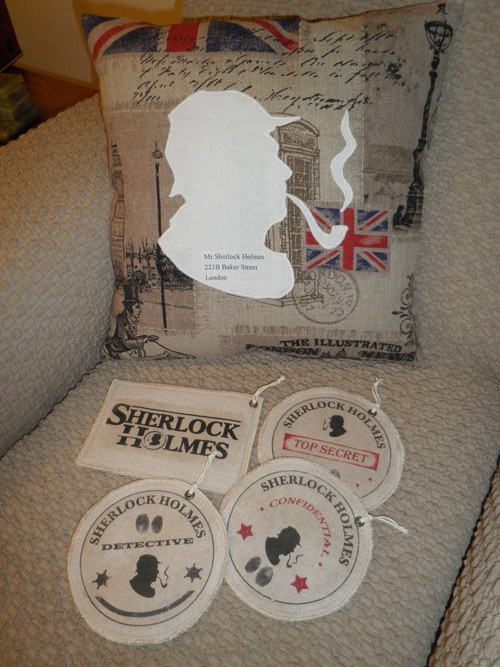 Lněný podšálek Sherlock Holmes VI — foto 6