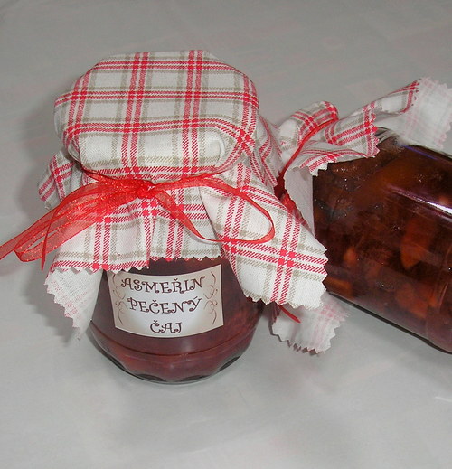 Pečený čaj - jahody a jablka — foto 2