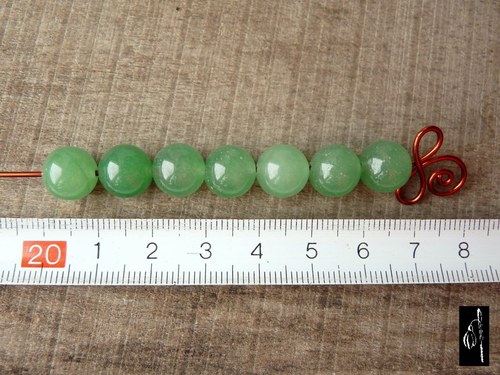 Avanturín zelený kulička 10 mm, 2 ks — foto 3