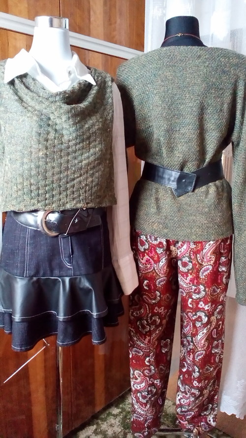 Top s vodou khaki — foto 3