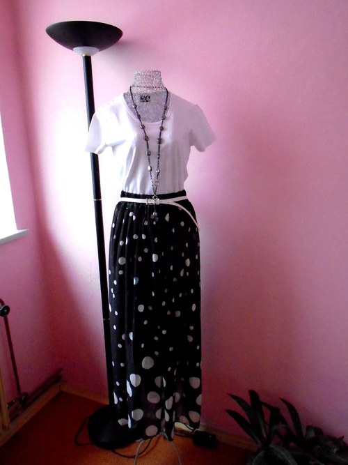 Šifónová sukně - MAXI — foto 4