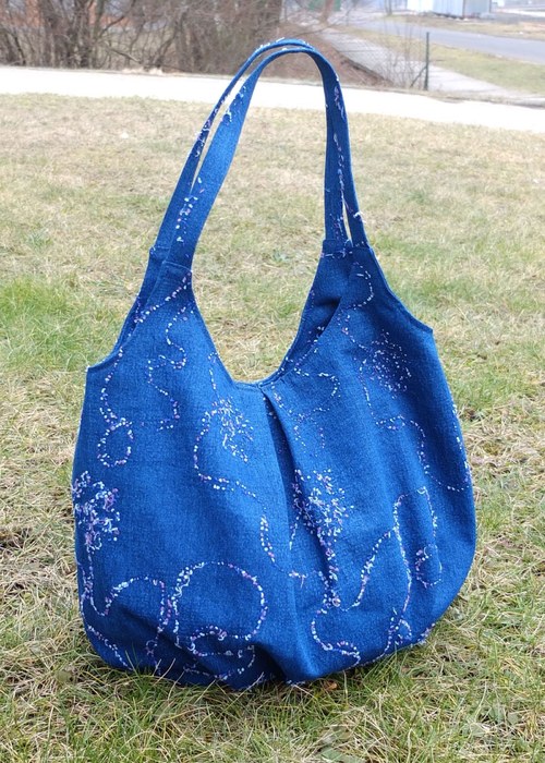 Hobo Bag "Blue Jeans" — foto 6
