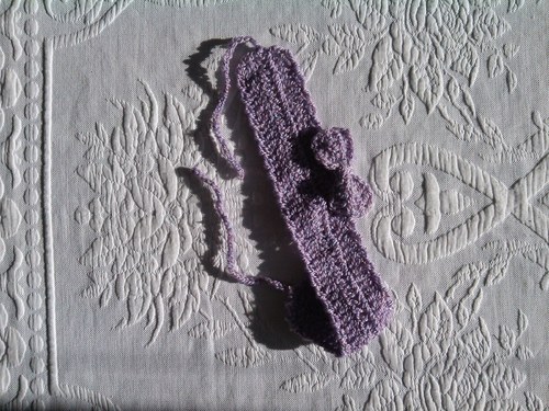 Čelenka myšičky fialová 150121 — foto 2