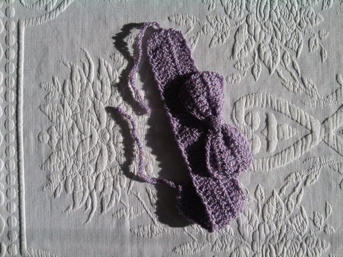 Čelenka myšičky fialová 150121 — foto 3