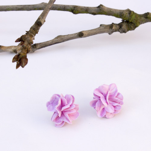 Žíhaná sakura - náušnice — foto 2