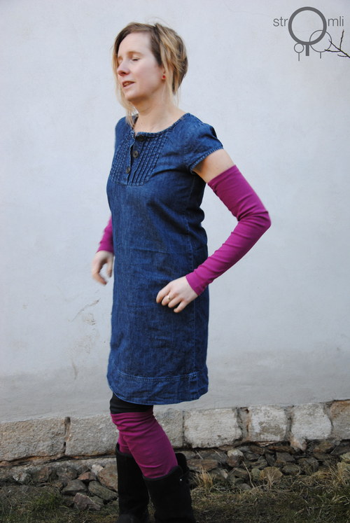 Nohavičky na kotníčky :) lila — foto 2