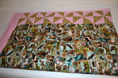 Přehoz - patchwork, koně — foto 2