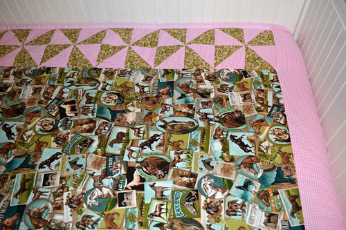 Přehoz - patchwork, koně — foto 6